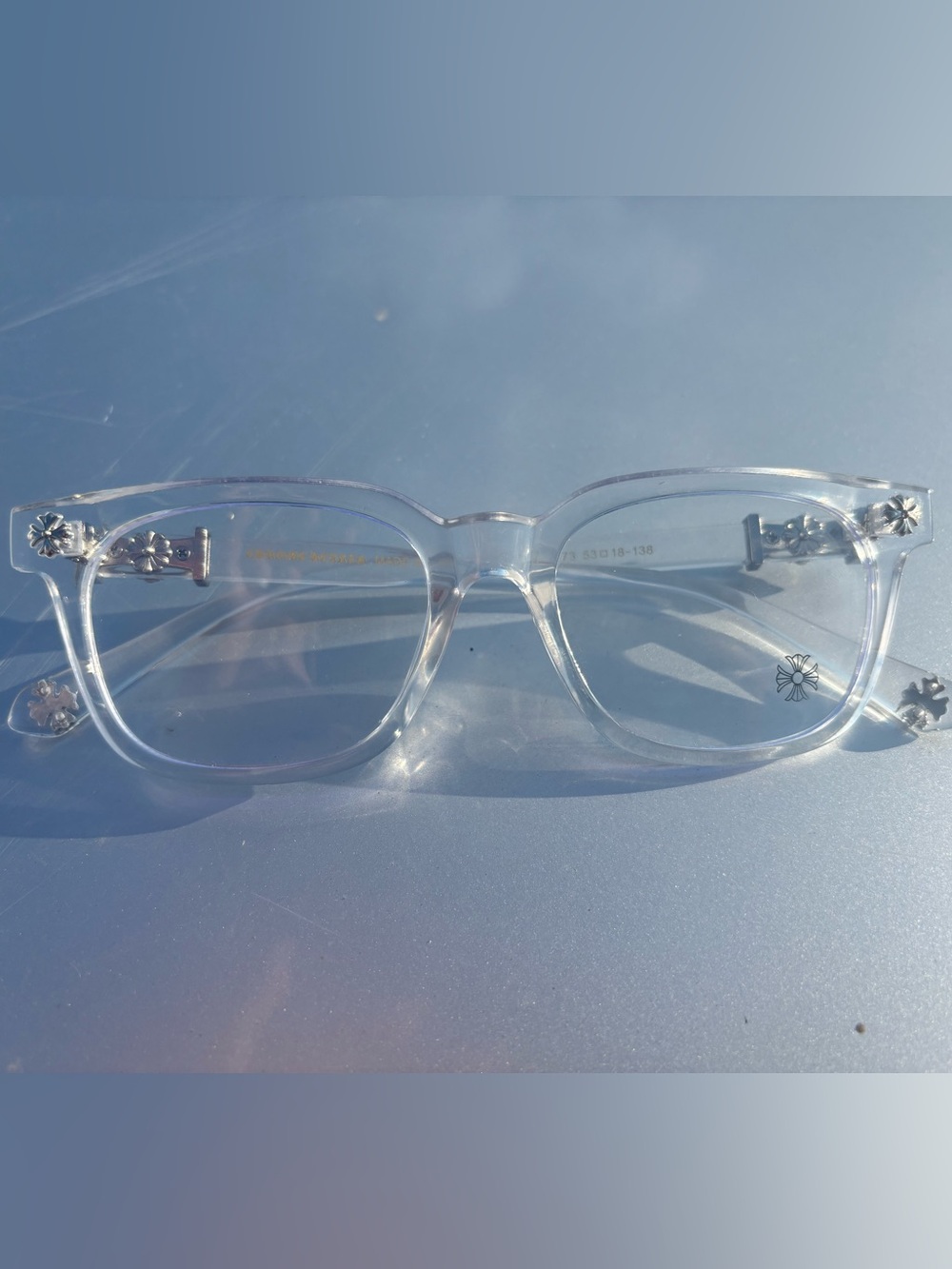 Chrome hearts Clear   Eyeglasses - Transparent